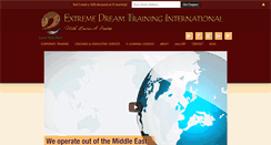 Desktop Screenshot of extremedreamtraining.com